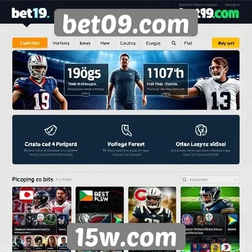 Funcionalidades principais do site bet09.com